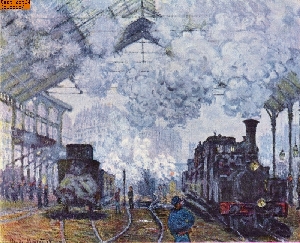 Bahnhof Saint Lazare in Paris nach Monet